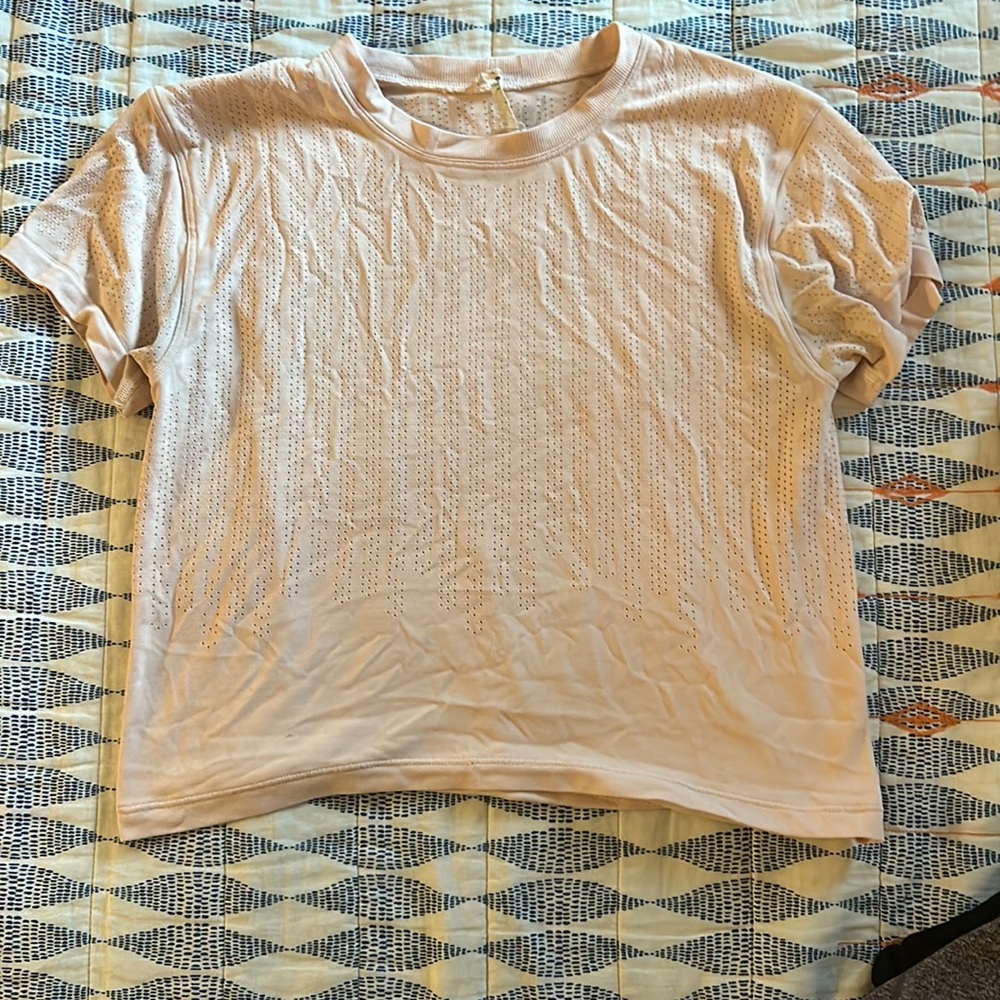 STRAWBERRY MILKSHAKE LULULEMON T SHIRT